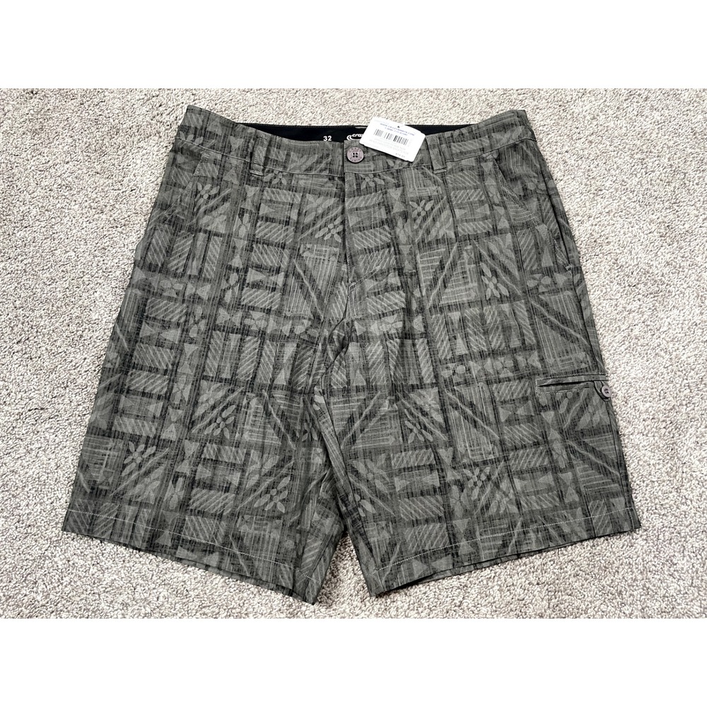Crazy Shirts Shorts Mens 32 Expedition Coconut Board Beach Summer Vacation NEW